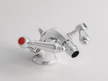 CARUSO - Countertop 1 hole bidet tap with swivel spout by Park Avenue - view 2